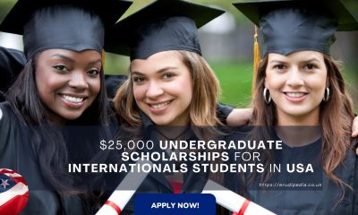 $25,000 Undergraduate Scholarships for Internationals Students in USA - APPLY NOW