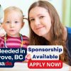 Nanny Job With Sponsorship – Aldergrove, BC
